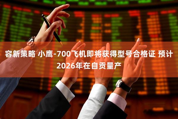 容新策略 小鹰-700飞机即将获得型号合格证 预计2026年在自贡量产