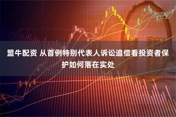 盟牛配资 从首例特别代表人诉讼追偿看投资者保护如何落在实处
